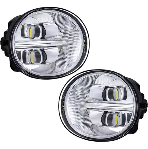 Faros Niebla Led Lupa Doble Para Toyota Hilux Al