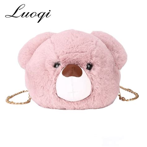 Cute Plush Bear Bags for Women 2018 Kids Gift Toy for Little Girls ...