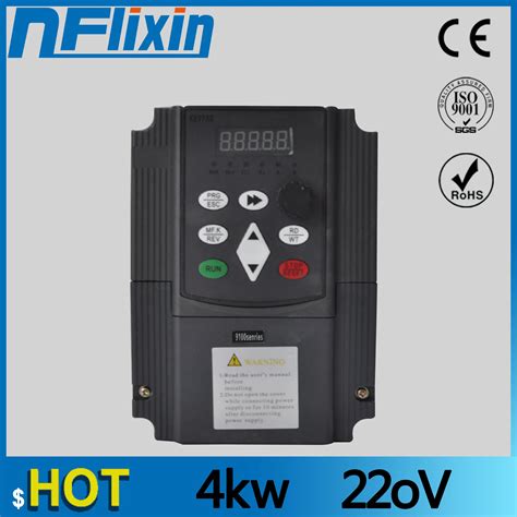 1 5kw 2 2kw 4kw 220v Single Phase Inverter Input Vfd 3 Phase Output