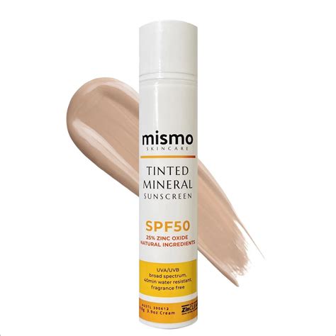 Tinted Mineral Sunscreen SPF50 – MISMO Body Care