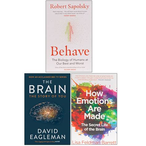 Behave The Brain How Emotions Are Made 3 Books Collection Set