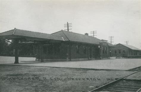 Lake Shore Michigan Southern Railway Depot Circa 1925 Flickr