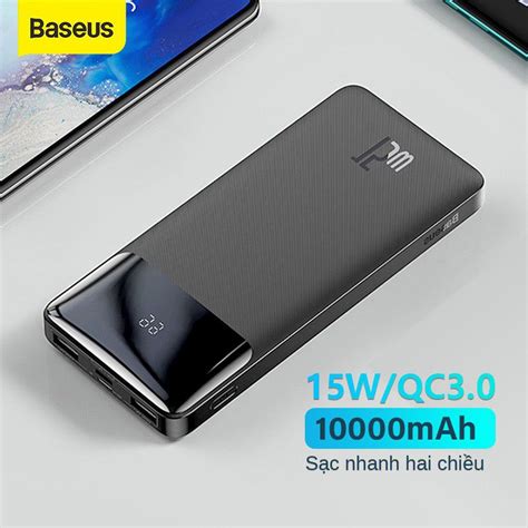 Baseus Bipow 10 000mAh 15W Digital Display Power Bank Populareshop