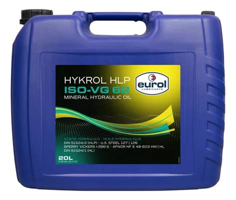 Aceite Hidr Ulico Mineral Eurol Hykrol Hlp Iso Vg L Mercadolibre