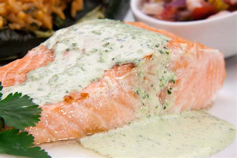 Salmon Fillet In Parsley Sauce Seafresh