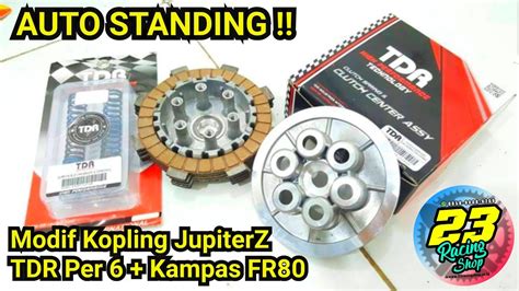 MODIF KOPLING JUPITER Z Rumah Kopling TDR Per 6 Kampas FR80