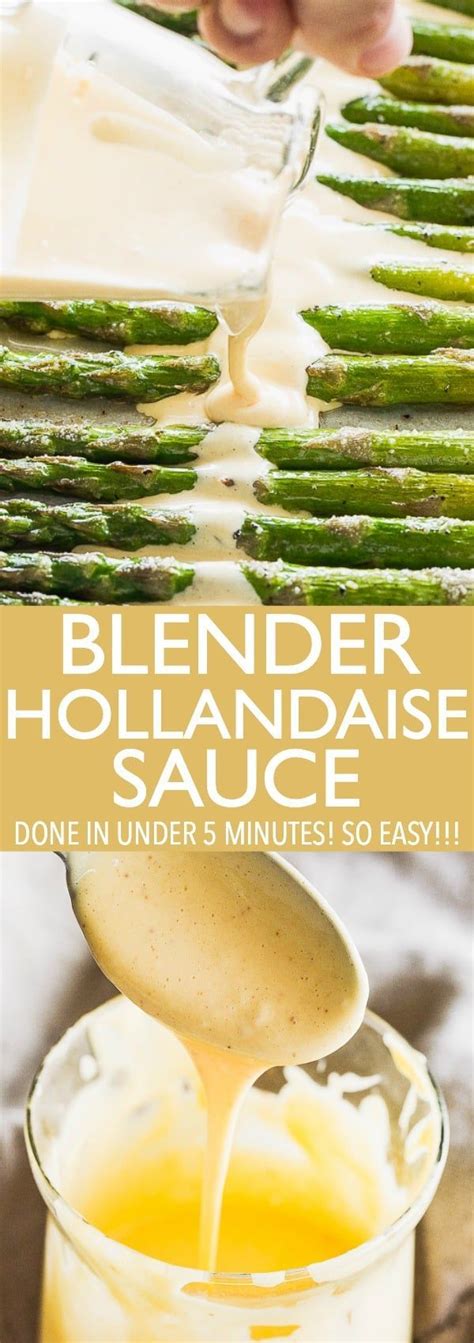 Blender Hollandaise Sauce A Very Quick Easy And Simple Version Of