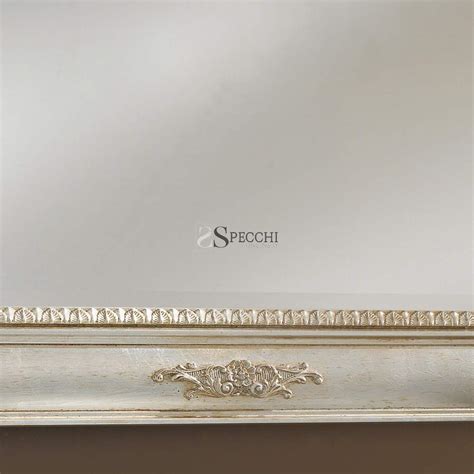 Specchio Con Cornice Foglia Argento Specchionline It