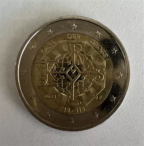 2 EURO MÜNZE Karl der Grosse 2023 DF EUR 500 00 PicClick DE