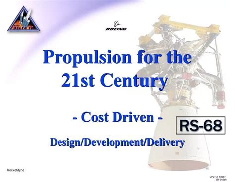 Ppt Propulsion For The St Century Powerpoint Presentation Free