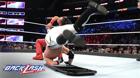 Shinsuke Nakamura Mercilessly Slams Aj Styles Onto A Steel Chair Wwe