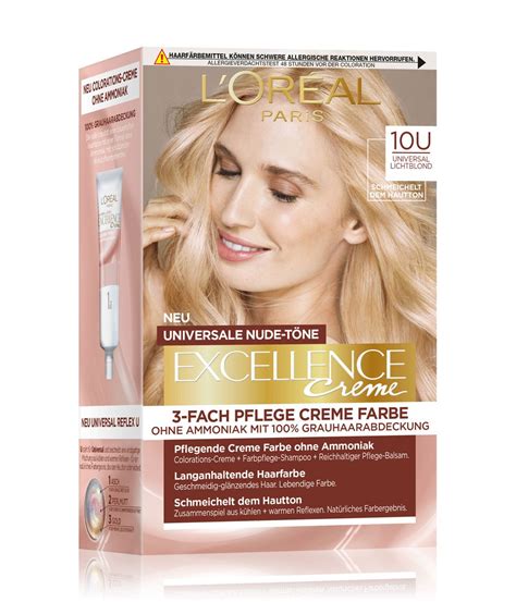 L Or Al Paris Excellence Cr Me Nudes U Lichtblond Haarfarbe