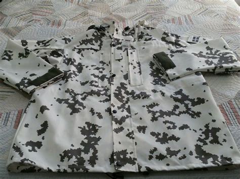 Finnish Military M05 Camo Särmä Tst Snow Camo Jacket Rare 1856988976