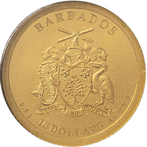 2023 1/2 Gram Gold Barbados Indian Head Coins - Silver.com™