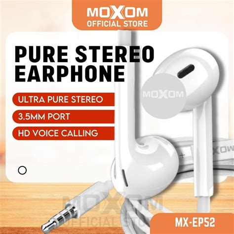 MOXOM 3 5mm Original Wired In Ear Stereo Bass Android Earphone