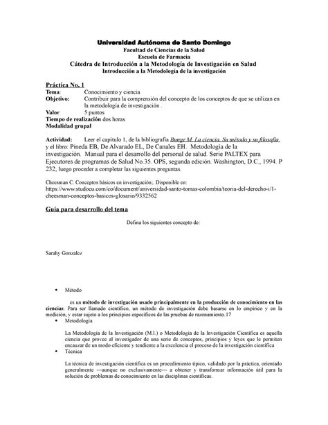 Guia 1a Concepto básicos de metodología Universidad Autónoma de