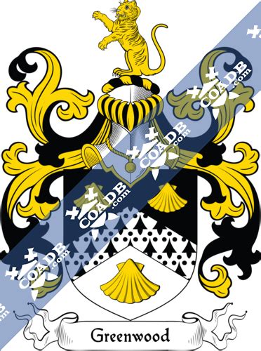 Greenwood Family Crest, Coat of Arms and Name History