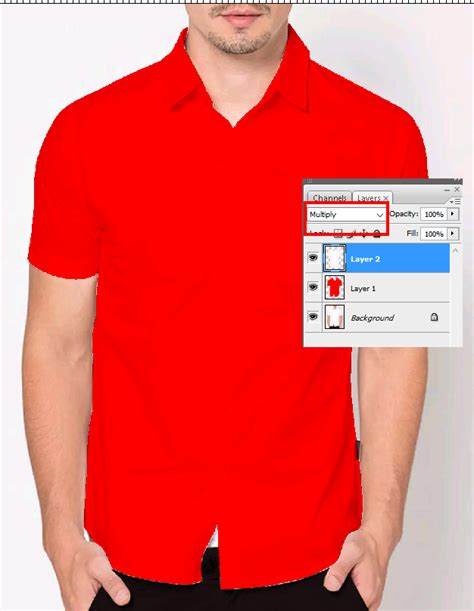 Cara Membuat Desain Baju Kemeja Batik Dengan Photoshop Studio Creative