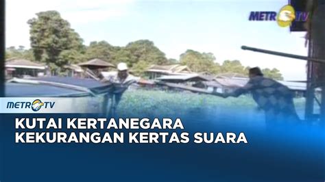 Kutai Kertanegara Kalimantan Timur Kekurangan Kertas Suara Dok