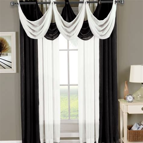 Black And White Sheer Curtains | Home Design Ideas