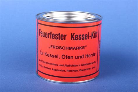 Fermit Feuerfester Kessel Kitt Froschmarke 1 kg Öfen Herde Feuertüren