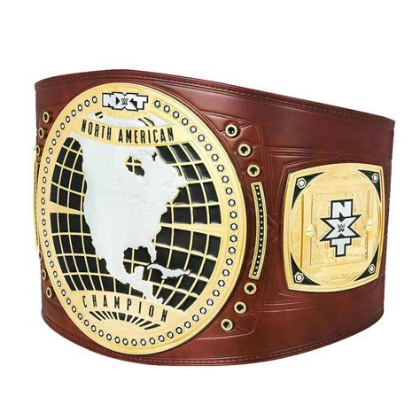 NXT NORTH AMERICAN WRESTLING CHAMPIONSHIP BELT LEATHER STRAP