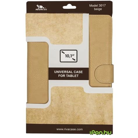 RIVACASE 3017 tablet case 10.1" bej - iPon.ro
