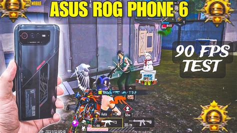 ASUS ROG PHONE 6 PUBG TEST 90 FPS WITH FPS METER YouTube