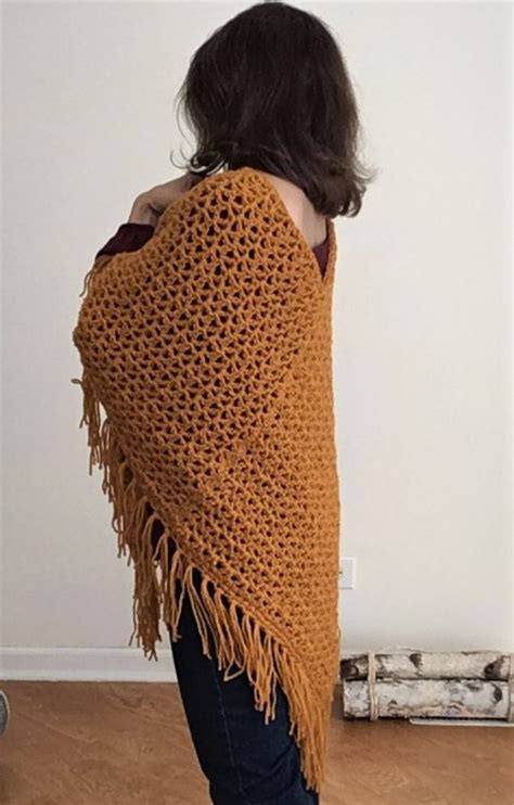 Pumpkin Spice Fall Poncho Crazy Cool Crochet