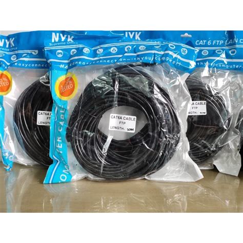 Jual Kabel Lan Outdoor Ftp M Meter Cat Cat Jack Metal Siap