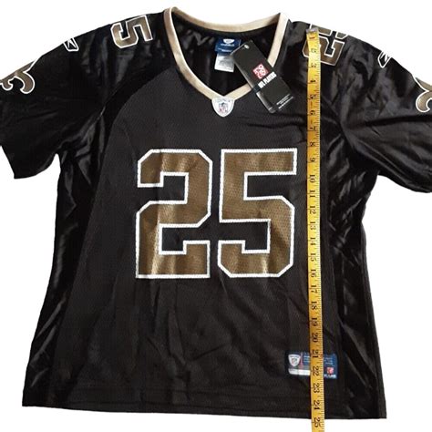 Reebok Women S Nfl New Orleans Saints Reggie Bush Jersey Black