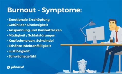 Zu viel Stress im Berufsalltag Symptome für Burnout Jobsocial