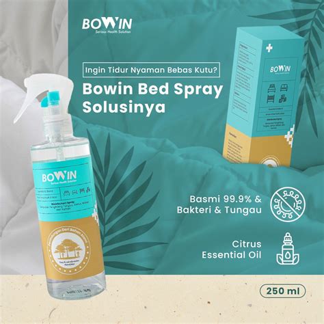 Jual Bowin Bed Spray Anti Tungau Jamur Kasur Bakteri Disinfectant