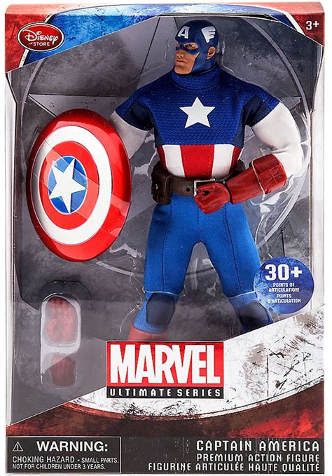 Marvel Ultimate Series Captain America Exclusive 115 Premium Action Figure Disney Store Toywiz