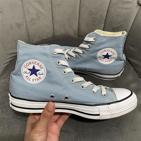 Baby Blue Chuck Taylor Converse Super good quality... - Depop