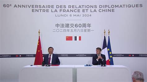 Suivez En Direct Les Déclarations à La Presse Demmanuel Macron Et Xi