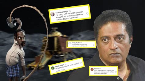 Prakash Raj Trolled For Mocking India S Moon Mission Netizens Call Him