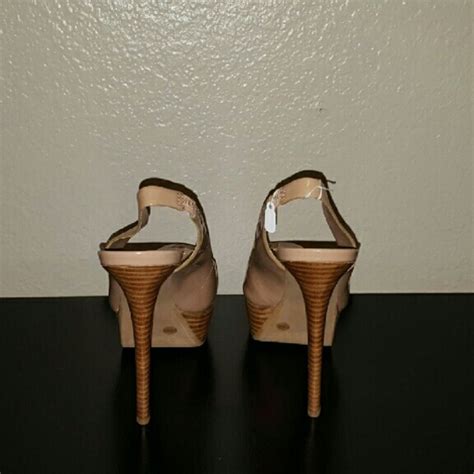 Jessica Simpson Shoes Nude Patent Leather Jessica Simpson Slingback Heel Poshmark