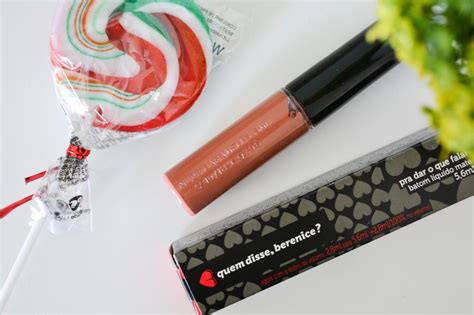 Quem Disse Berenice Batom Liquido Mate Nude Caramel Pink Ivory Makeup