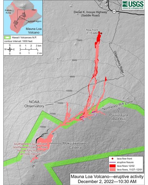 Mauna Loa Eruption: Danger over for people living on southwest side of ...