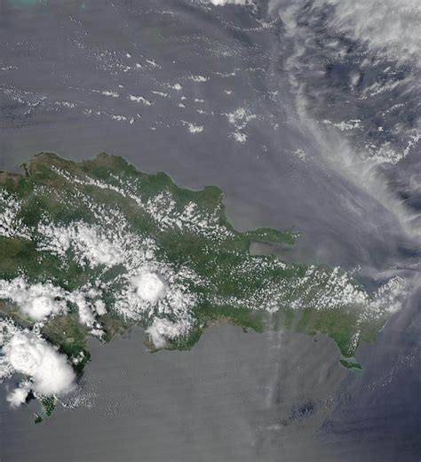 Map of Dominican Republic Caribbean