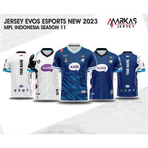 Jersey Baju Kaos Evos Esports New Mpl Id Season Mobil Legend