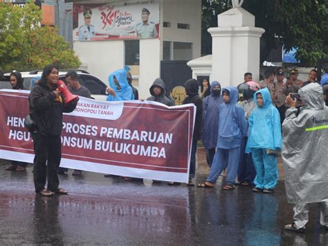 Kembali Geruduk Atr Bpn Sulsel Gramt Minta Hentikan Proses Pembaruan