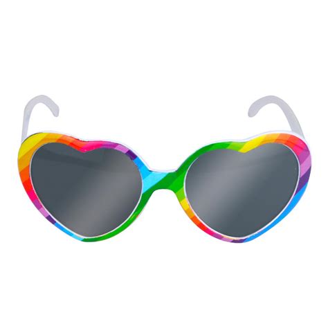 Gay Pride Rainbow Heart Sunglasses The Pride Shop®