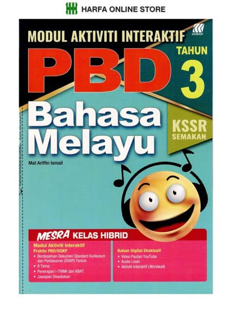 Modul Aktiviti Interaktif PBD Bahasa Melayu Tahun 3 Kssr Semakan Lazada