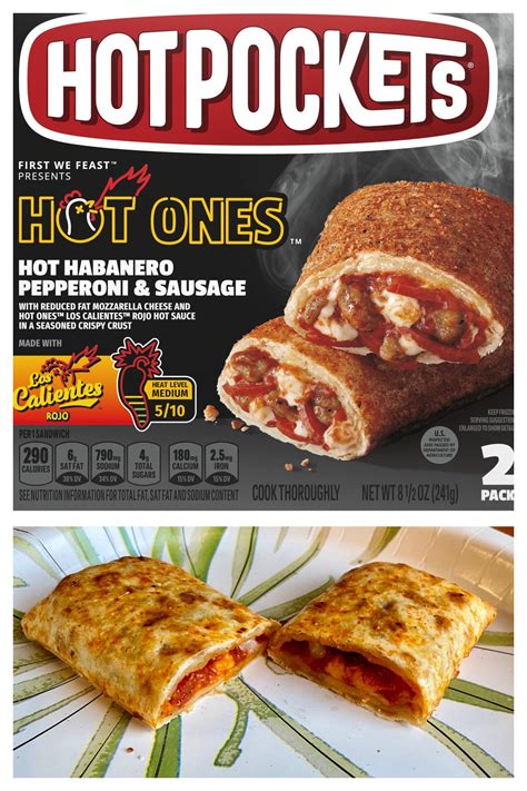 Hot Pockets Hot Ones Hot Habanero Pepperoni And Sausage Yall This Is