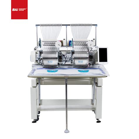 Two Head Multifunctional Computerized Embroidery Machine For Sequin And