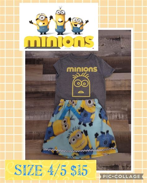 Minions Girls Set - Etsy