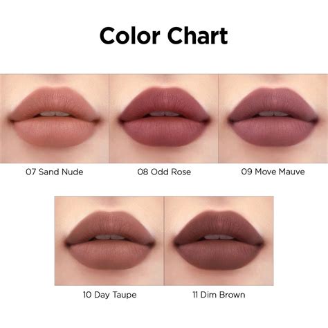 Peripera Ink Velvet Intense Lipstick Shade Sand Nude Shade Move Mauve Beauty
