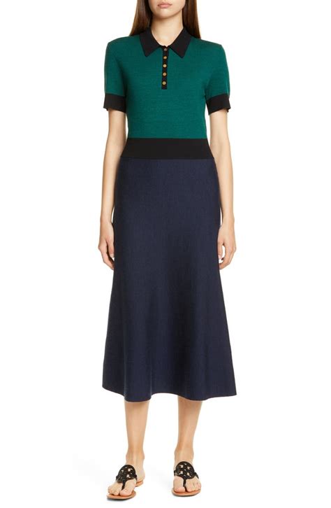 Tory Burch Colorblock Sweater Dress Nordstrom